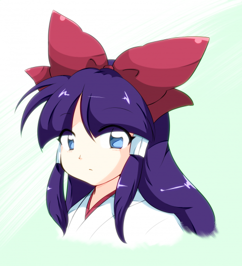 封魔録ジャケットの靈夢